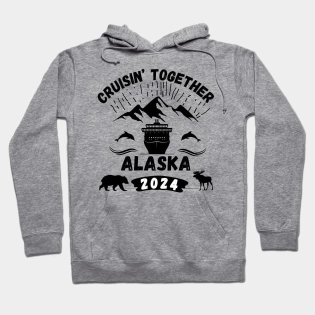 2024 Cruise Trip To Alaska Hoodie by TreSiameseTee